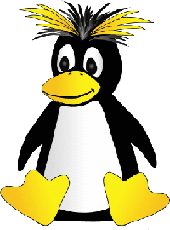 LinuxTag mascott: a freedom Tux statue of liberty